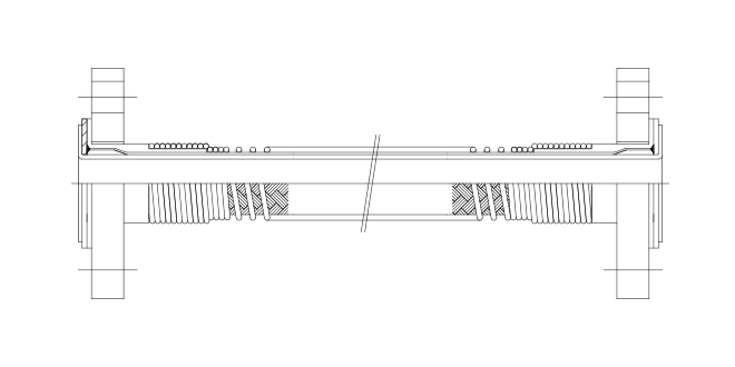 NK-FJS-F/ Ruột ống thẳng, có lò xo