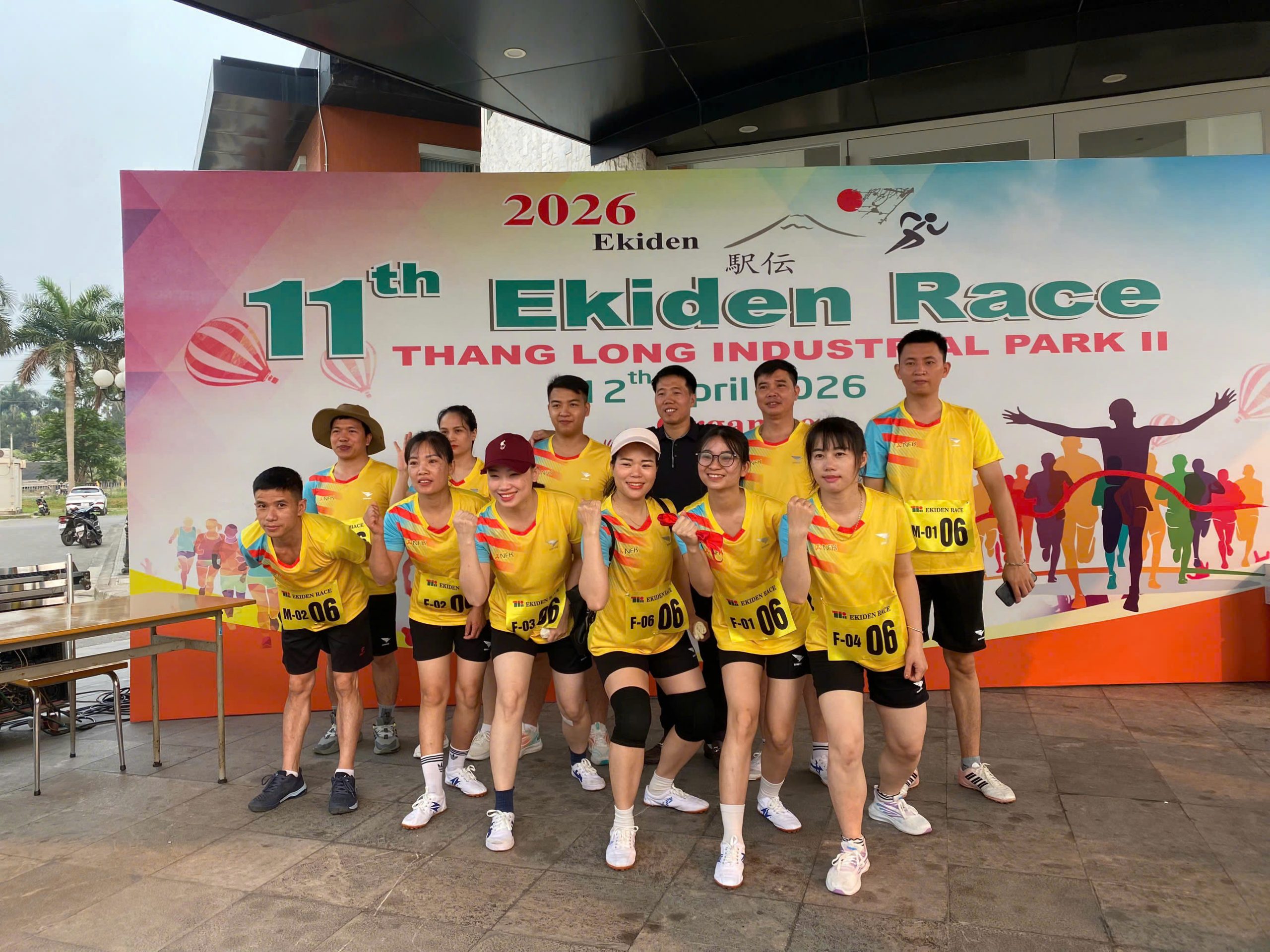 NFK VIỆT NAM THAM GIA GIẢI CHẠY EKIDEN TLIPII LẦN THỨ 11
