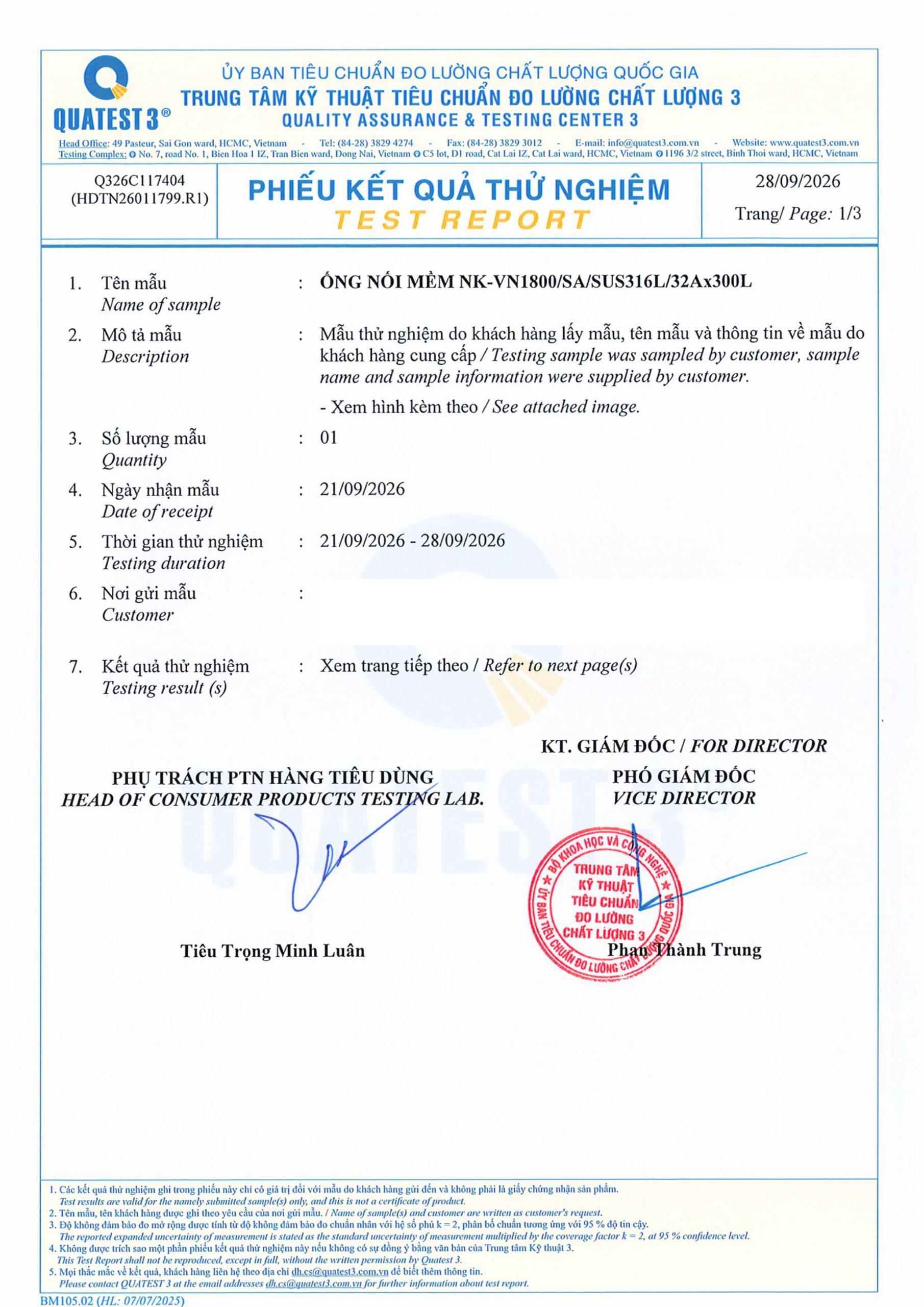 National technical regulation on safety and hygiene for metallic containers in direct contact with foods